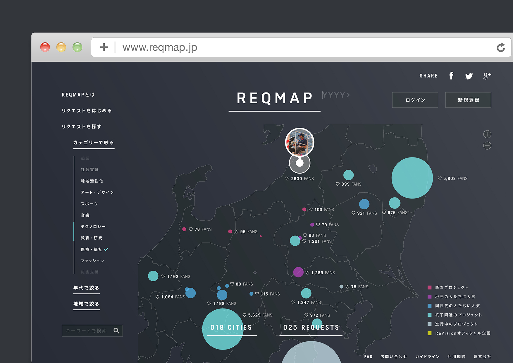 REQMAP／ウェブサイト