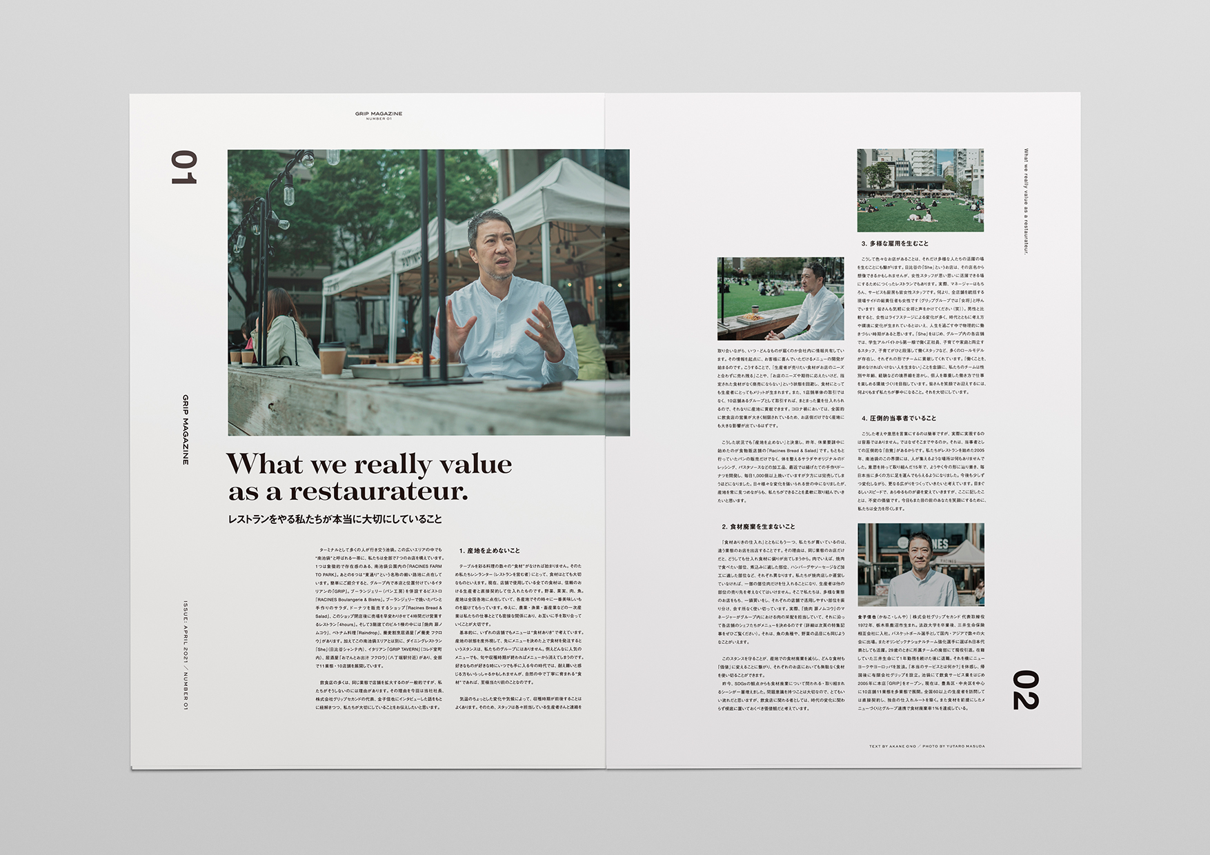 GRIP MAGAZINE／エディトリアル
